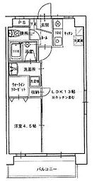 下中野S-1ビル 1LDKの間取図画像