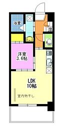 ラ・トピア医大南 1LDKの間取図画像