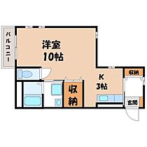 クララビル  ｜ 栃木県宇都宮市下栗町（賃貸マンション1R・2階・39.00㎡） その2