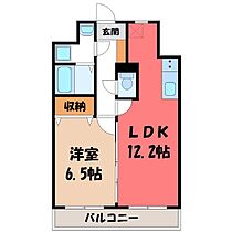 アルトカッシーナ  ｜ 栃木県宇都宮市下戸祭1丁目（賃貸マンション1LDK・6階・45.83㎡） その2