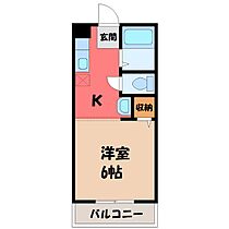 アーバン春日 III  ｜ 栃木県宇都宮市岩曽町（賃貸マンション1K・2階・20.08㎡） その1