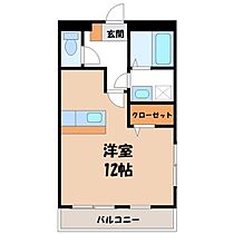 クライムドア  ｜ 栃木県宇都宮市川田町（賃貸マンション1R・1階・34.65㎡） その2