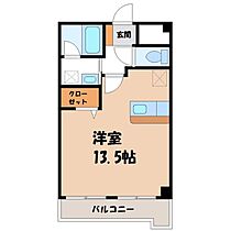 ファイブシティ  ｜ 栃木県宇都宮市西原町（賃貸マンション1R・7階・37.72㎡） その2