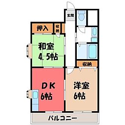 間取図画像 2DK