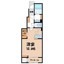 モダン・プリムローズ  ｜ 栃木県河内郡上三川町大字上三川（賃貸アパート1R・1階・32.43㎡） その2