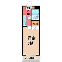 グラバティハイツ上三川  ｜ 栃木県河内郡上三川町大字上三川（賃貸アパート1K・1階・19.44㎡） その2