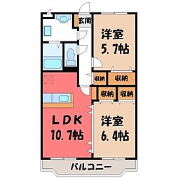 🉐敷金礼金0円！🉐東北新幹線 宇都宮駅 バス15分 前原下車 徒歩3分