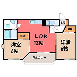 🉐敷金礼金0円！🉐東北本線 宇都宮駅 バス23分 中戸祭下車 徒歩1分