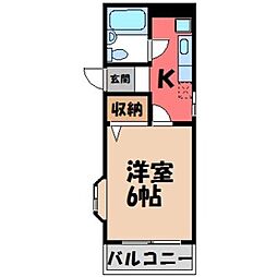 🉐敷金礼金0円！🉐東北本線 宇都宮駅 バス24分 中丸下車 徒歩5分