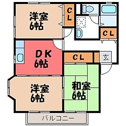 サンガーデンウインズ Ａ 2階/-