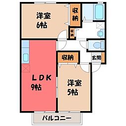 セジュール下川俣 1階/-