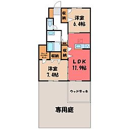 サウスタウン D 1階