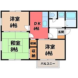 グリムハウス B棟 2階/-