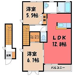 メゾン・アベニール B 2階/-