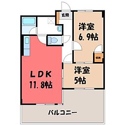 ラスリーゼ 2階