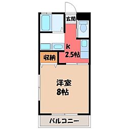 間取図画像 1K