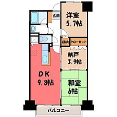 物件の間取り