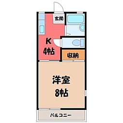ヴィラ江曽島 1階/-