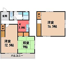 P・F・CHOMEBUILDER 3Kの間取図画像