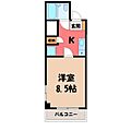 ランドパレス宇都宮平成通り7階3.4万円