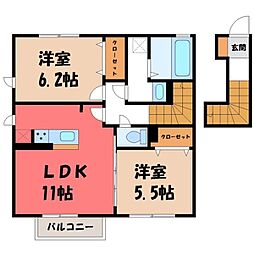 JR東北本線 宇都宮駅 バス22分 今宮2丁目下車 徒歩3分