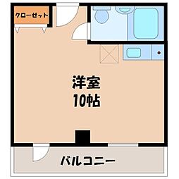 phoenix瑞雲 ワンルームの間取図画像