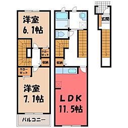 東武宇都宮線 東武宇都宮駅 3.7km