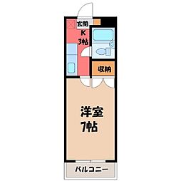 グラバティハイツ上三川 2階