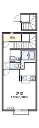 レオネクストビィグラッド2 1Kの間取図画像