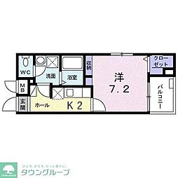 間取図画像 1K