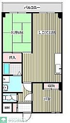 ホワイトパレス大宮 2LDKの間取図画像