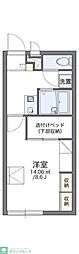 レオパレスエトワール 1Kの間取図画像