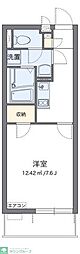 CLEINOルミエール 1Kの間取図画像