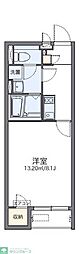 レオネクストフォセット 1Kの間取図画像