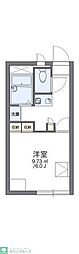 レオパレスソフィア 1Kの間取図画像