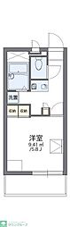 レオパレスMARUTAKA 1Kの間取図画像