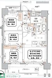 ヴェルディーク熊谷オーセンティック 3LDKの間取図画像