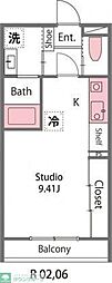 アルステーマ ワンルームの間取図画像