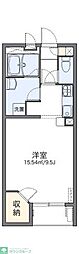 レオネクストブランジール森 1Kの間取図画像