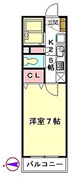 カージィーズ21くまでやビル 1Kの間取図画像
