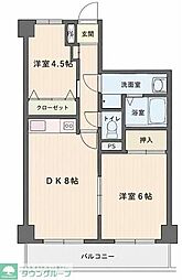 CENTURY吹上 2LDKの間取図画像