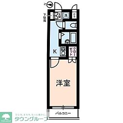 ドーチェスター大宮 1Kの間取図画像