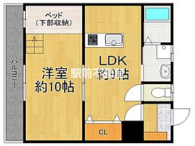 福岡県久留米市三潴町西牟田4437-5（賃貸マンション1LDK・2階・41.10㎡） その2