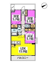 物件の間取り
