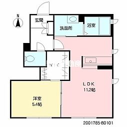 シャーメゾン国分B 1階