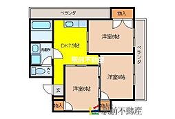 井上ハイムA棟 2階/A-2