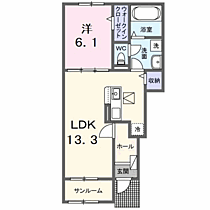 サン・メゾン　Ｆ 102 ｜ 徳島県板野郡藍住町矢上字原157(詳細未定)（賃貸アパート1LDK・1階・50.05㎡） その2