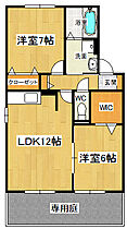 プラザ・シャルムC棟 102 ｜ 徳島県徳島市川内町北原60-1（賃貸アパート2LDK・1階・59.58㎡） その2