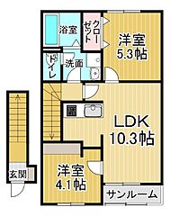 物件の間取り