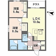 物件の間取り